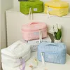 Cosmetic Bags Ins Travel Bag Portable Beauty Storage Toiletry Makeup Pouch Corduroy Zipper Girl Cases Box