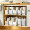 キッチンストレージパンホルダーポットラックデスクトップ調理器具オーガナプラスチック大型容量ダストプルーフ蓋
