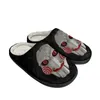 Slippers Halloween Decoratie Clown Patroon Ladies Spring herfst Katoen Slipper Outdoor Travel Home Keep warme afdrukken op aanvraag