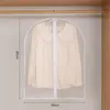 Vêtements Couvre-poussière ménage transparent transparent vêtements givrés sac peva lavable de rangement de rangement manteau armoire de suspension