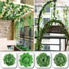Fiori decorativi 2,3m Pianta verde artificiale Idera foglia simulazione di ghirlanda simulazione rattan muro di uva sospeso per la casa giardino