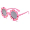 Meninas Óculos de sol Crianças de sol copos infantil lentes lentes de letra meninos flores espelho infantil de bebê óculos frios