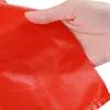 Enveloppe cadeau 50pcs / lot Sac en plastique avec poignée Red épaississer les sacs de gilet en supermarché Grocherie Shopping Home Supplies Home Supplies