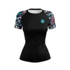 T-shirts pour femmes Cody Lundin BJJ Femme Femme à manches courtes Rashguard - COMPRESSION COMPRIS