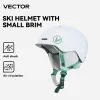 Hjältar Vektor Skidhjälm Säkerhet IntegrallyMolded Snowboard Hjälm Motorcykel Borttagningsskivor Snö Make Män Kvinnor Barn barn