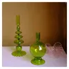 Candle Holders Christmas Votive Glass Vase Flower Pot Holder Candlestick For Home Bedroom Living