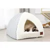 Carrier de gato Crates abriga a cama de gato interno de tamanho médio de gato grande capa lavável capa de tapete destacável Cama de tenda de cachorro 240426