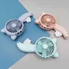 Electric Fans 3 Colors Portable Handheld Fan Hand Pressure Fan Mini Portable Fan Without Battery Household Cute Fan Cooling Cartoon Held Fan