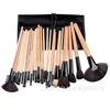 Makeup Brushes High Quality 24Pcs Set Wooden Goat Hair Professional Make Up Home Use Eyeliner Foundation Eyeshadow Drop Delivery Othwr