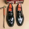 Casual Shoes High Quality Brand Men's Business Leather Banquet Dress Pointed Formal Occasions Low Heels