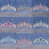 Clips de cheveux Rigiane princesse couronne or couleur coclai nuptiale mignonne coiffure romantique cristal cristal pour filles bijoux de fête de mariage