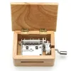 Decorative Figurines 15/30 Tone Hand-cranked Music Box With Paper Tape Puncher Wooden Composing Movement Creative DIY