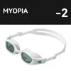 Копомез -миопия плавание очки от -2 до -7 оптические плавательные очки с рецептом для рецепта Взрослые Водонепроницаемые анти туманные очки 240412