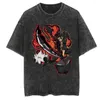 Men's T Shirts Vintage Anime Graphic Tees For Men Women Comfy Soft Cotton T-shirt Tops Summer Casual Oversized Tshirt Harajuku Streetwear