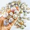 Diamants en vrac 1 lb autour de 25 pcs de fleur rose Agate Natural Tumbled Stone (qualité supérieure '' Grade) en gros en gros pour Energy Crystal Hea