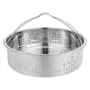 Double Boilers Portable Steamer Kitchen Round Food Tray Reusable Premium 304 Stainless Steel Safe