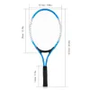 2Pcs Kids Outdoor Sports Tennis Rackets Tennis String Racquets with 1 Tennis Ball and Cover Bag Iron Alloy 3 Colors Optional 240425