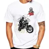 T-shirts voor heren Afrika Twin Crf1000l Riding T-shirts Men Korte Slve GS Adventure Motorcycle Rider T-shirt Hip Hop Boy Casual TS Tops T240425