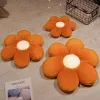 Płynnia wypchana królicza futra kwiat poduszka Girly Room Decor Słoneflower Pillow Wykusz Różowy kwiat dla dzieci sypialnia poduszka