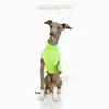 Iggy Summer Breattable Dog Vest Outdoor Sun Protection Pet Clothes Cool and Bekväm Whippet för små medelstora hundar 240423