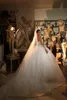 Principessa abiti da sposa in pizzo inavorio illusione illusione fiori a maniche lunghe Appliques abiti da sposa mariage vestido de noiva yd