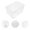 Assiettes Boîte de rangement du pain Porte-gâteau en plastique Sandwich au boîtier transparent réfrigérateur