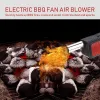 Grilly Lmetjma BBQ Air Blower Przenośna ręczna ręka elektryczna grilla wentylator na zewnątrz obozowanie grilla grilla grill wachlarz ognisko