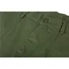 Pantalon masculin ggo short en vrac green wide-leg plus taille pantalon de taille