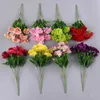 Dried Flowers 10 Heads Artificial Carnation Home Decoration Multi Color Beauty Silk Fake Flower Especial For Wedding And Festival Decoration