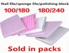 Nageldateien One Pack Datei Salon Spezialschwamm abzurben Sie das Polnische Werkzeug Dünne Sandstreifen Block9078966