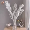 Gedroogde bloemen Natuurlijke echte striverse bladeren Gedroogde bloemboeket Witte eucalyptus Takken Home Wedding Decor Diy kaarsen Eettafel Decoratie