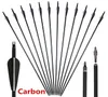 New High Quality Carbon 30 Archery Carbon Target Arrows Hunting Arrows with Adjustable Nock and Replaceable Field Points for Compo1589934