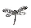2019 Vintage Dragonfly broszka dla kobiet biżuteria owadowe puste broszki broszki dym