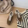 Casual Shoes 2024 Frühlings- und Herbst-Farbblocking-Schnüre-up, um den Komfort vielseitige Sneakers für Frauen zu erhöhen