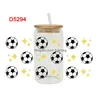 Window Stickers 3D UV DTF Transfer Sticker Sport för 16oz Libbey Glasses Wraps Cup Can DIY Waterproof Easy D5455 Drop Delivery H DHQRJ