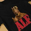 Men's T-Shirts ALF The Animated Series TShirt en Life Form Elegant T Shirt Homme Men T Shirt Printing Trendy T240425