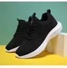 Free Shipping Men Women Running Shoes Low Solid Lace-Up Breathable Black Pink Mint Grey Mens Trainers Sport Sneakers GAI