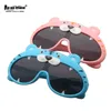 2 Couleurs Polarized Kids Glasses Childrens Sunglasses Fashion Mignon Tiger Design adapté à 4 ~ 10 enfants Cadre élastique élevé 240424