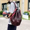 Bolsa de baloncesto con cordón de mochila para hombres y mujeres Bolsas de viaje portátiles de gran capacidad multifuncional