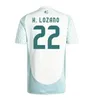 Mexico Soccer Jerseys 2024 2025 Copa America RAUL CHICHARITO 2024 LOZANO DOS SANTOS 24 25 H.LOZANO Men Kids Kit Home Football Shirts Uniforms Fans Player Version