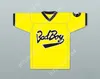 CUSTOM ANY Name Number Mens Youth/Kids Biggie Smalls 10 Bad Boy Yellow Football Jersey Includes Patch Top Stitched S-6XL