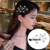 Hårklipp Barrettes Nya kvinnor Luxury Elegant Shining Full Stars Silver Gold Hair Clips Sweet Hair Ornament Headband Hairpin Fashion Hair Accessories 240426