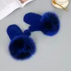 8 Colors Fashion Warm Real Genuine Knitted Mink Fur Gloves With Fox Fur Cuff Trim Women Winter Mittens