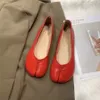 Chaussures habillées de concepteur de luxe Femme Tabis Ballet Landes en peau de mouton Femmes Fashion Cuir Flat Chaussures Casual Brand Bureau Locage extérieur 35-40