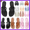 con sandali sandali Designer Snake Slides Slides Slifori Brenuti bianchi Bianco Bianco Giallo Tripli Pink Flip Flip Flip Ladies Ladies 5,5-9,5