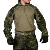 Lagen Emersongear G3 Combat Tactical Shirt Geüpgraded versie Mens BDU Sports Slim Fit militaire dienst Tops echte multicam