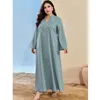 Ubranie etniczne Ramadan Diamonds Abayas dla kobiet muzułmańska suknia wieczorowa Marokańska kaftan eid Mubarak Jalabiya Islamska szata Dubai Abaya Caftan