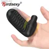 Autres éléments de beauté de la santé Vibrateur de doigt en silicone pour le stimulateur clitoral femelle Produits de masturbation de masseur G Q240426