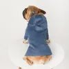 Vêtements pour chien unisexe cohésion confortable en manteau de chiot animal de compagnie à deux pattes