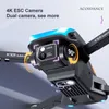 ZK20 NYA K101 MAX MINI DRONES 4K Dual HD Camera Optical Flow 3-sidigt hinder Undvikande Lokalisering RC Quadcopter Toys Gifts